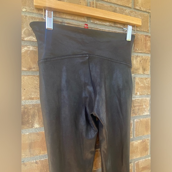 SPANX Faux Leather Leggings in Black, Medium - Picture 6 of 13